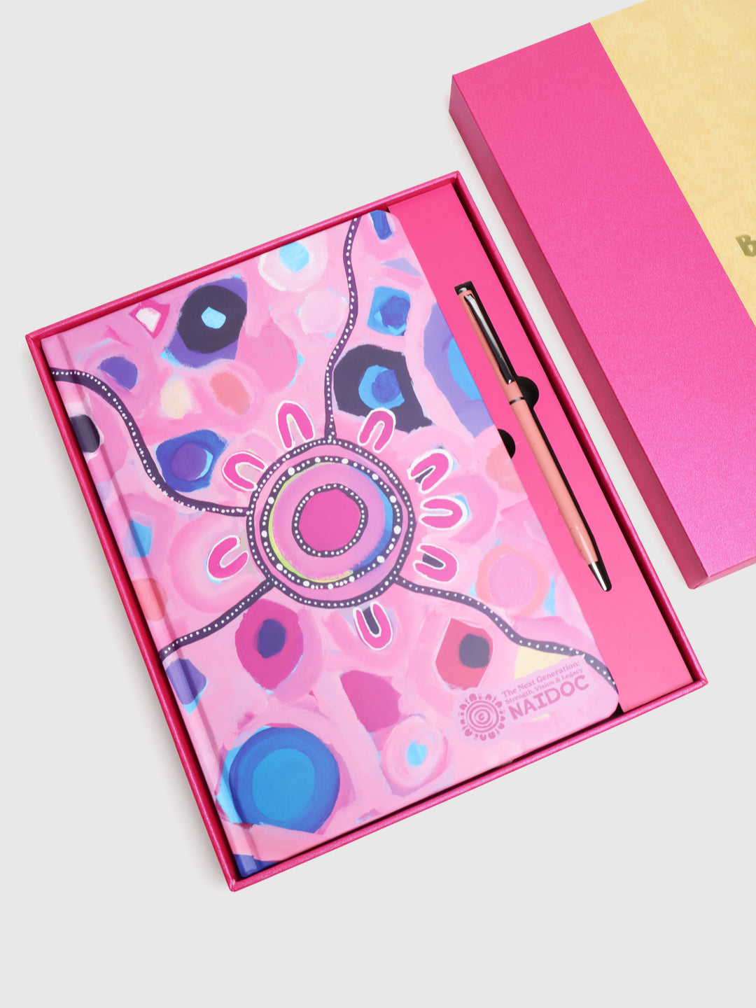 Meeting Place - Sharing Knowledge - NAIDOC 2025 A5 Notebook & Pen