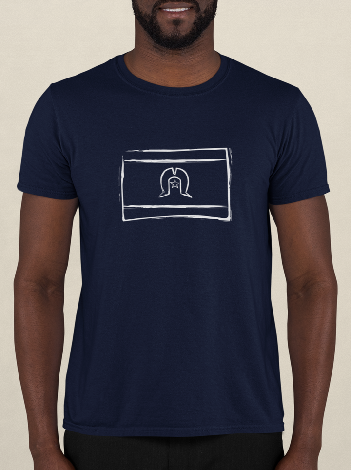 Strait Lines (TSI Flag) - Men's T-shirt