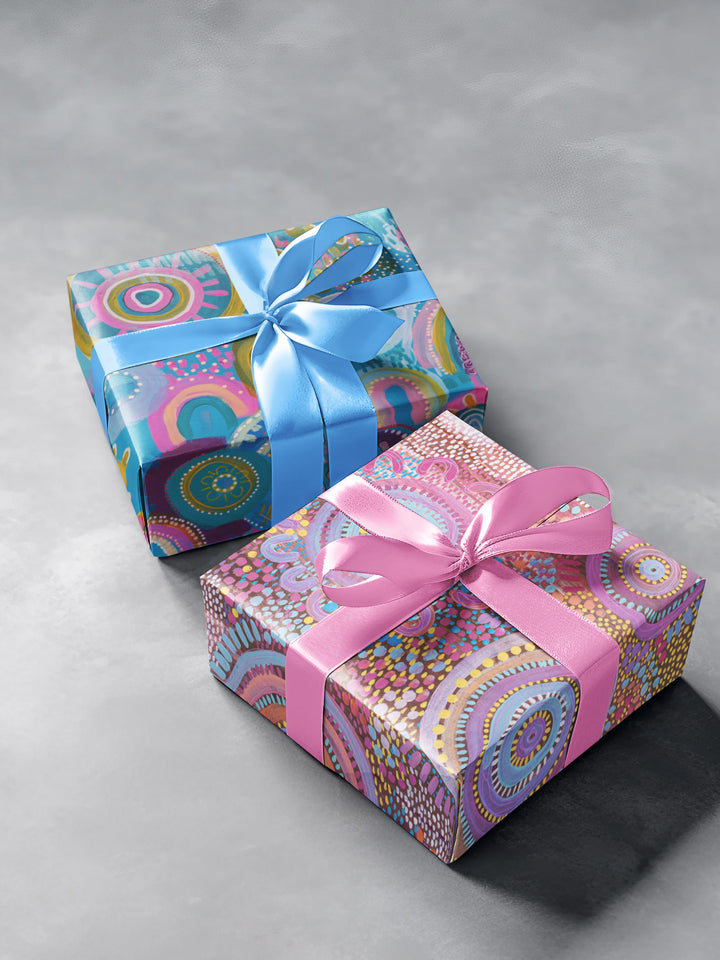 Coral Dreaming & Let's Collect Seashells - Wrapping Paper Set (x2)