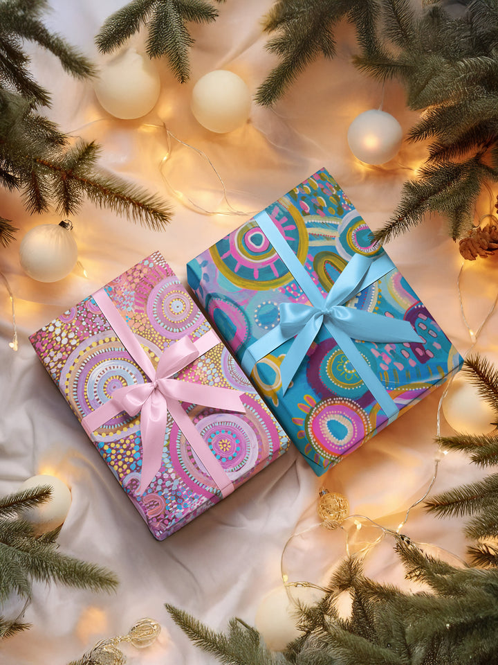 Coral Dreaming & Let's Collect Seashells - Wrapping Paper Set (x2)