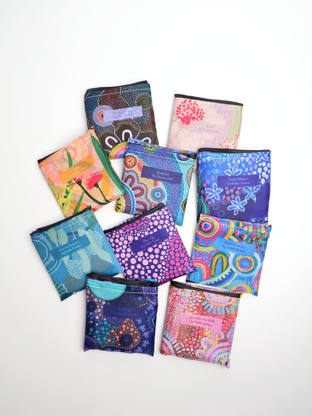 Let's Collect Seashells - Reusable Folding Shopping Bag