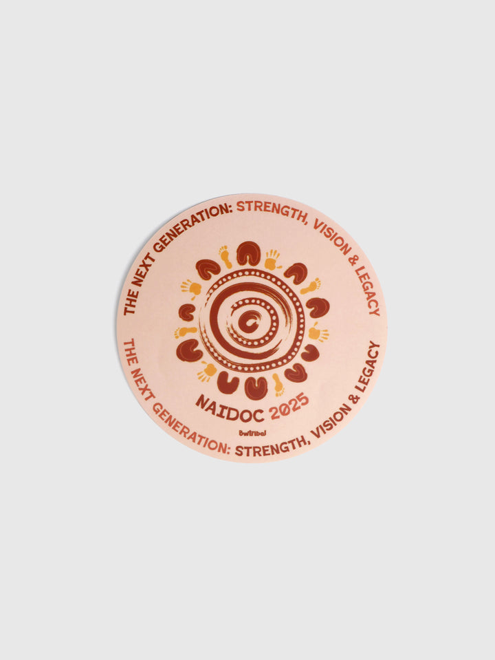 NAIDOC Week Logo (Round) - NAIDOC 2025 Laptop Sticker