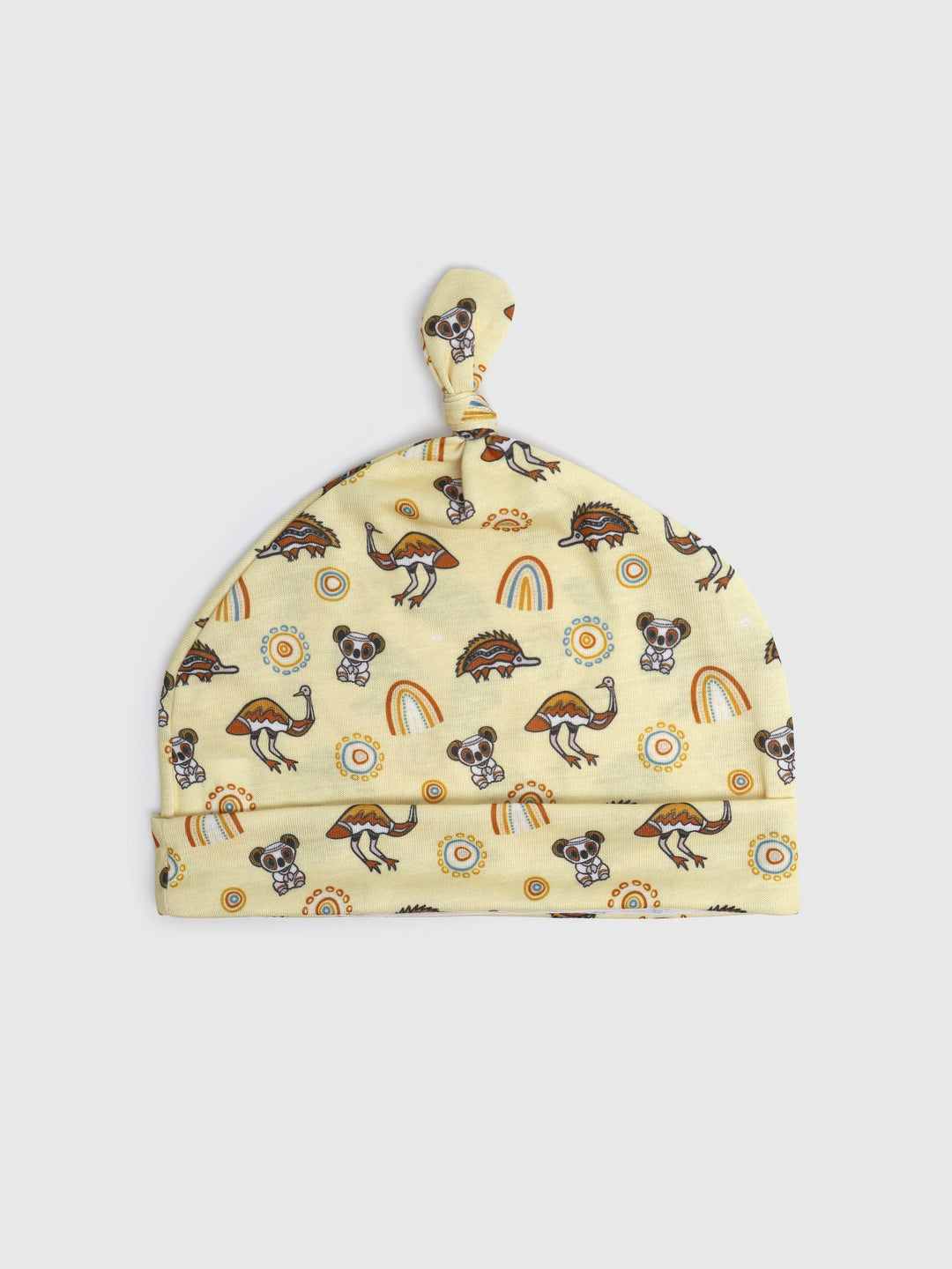 Native Friends (Yellow) - Baby Onesie + Baby Beanie