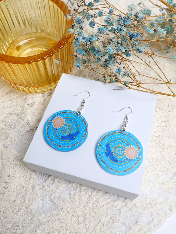 Never Stop the Dreaming - NAIDOC 2025 Round Earrings