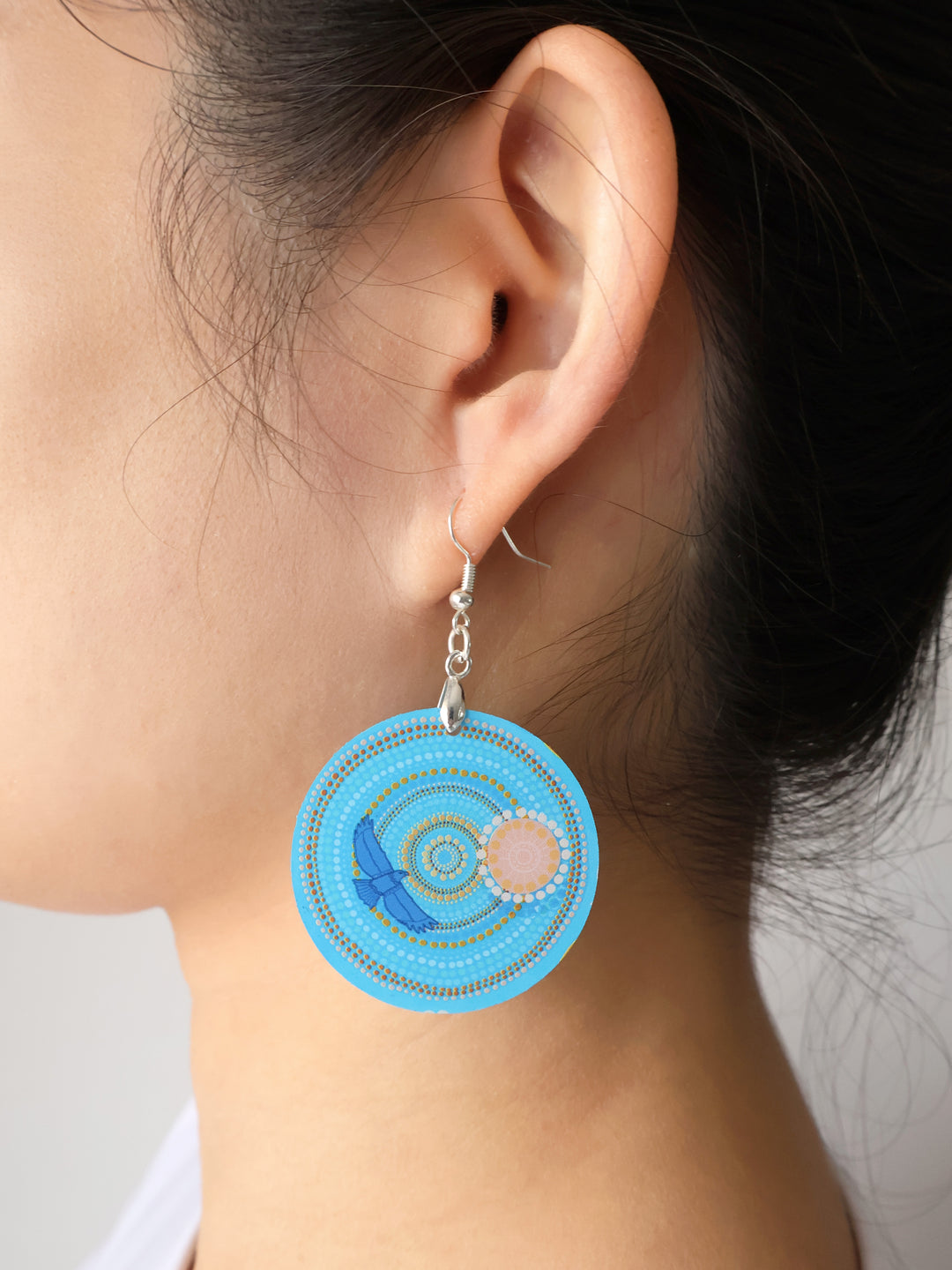 Never Stop the Dreaming - NAIDOC 2025 Round Earrings