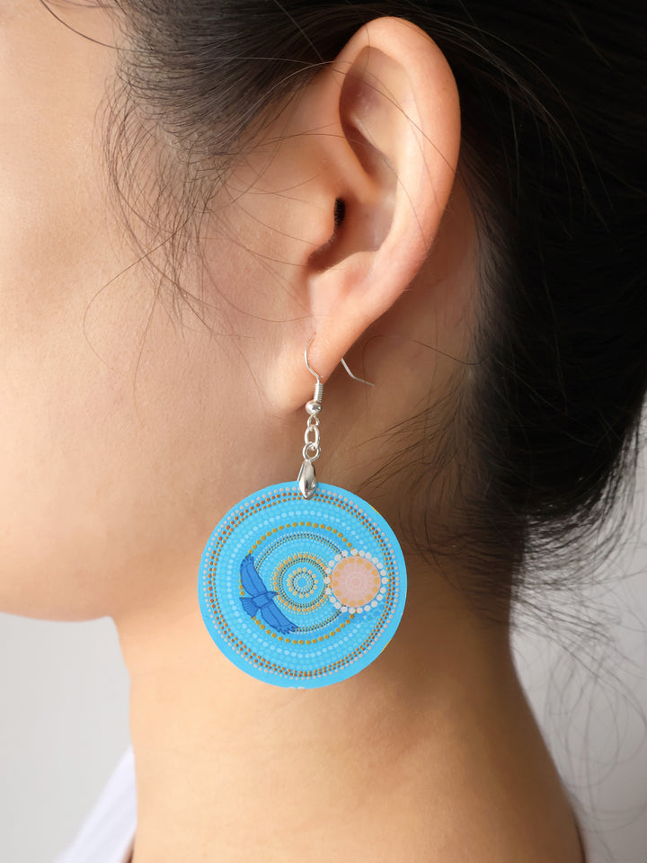 Never Stop the Dreaming - NAIDOC 2025 Round Earrings