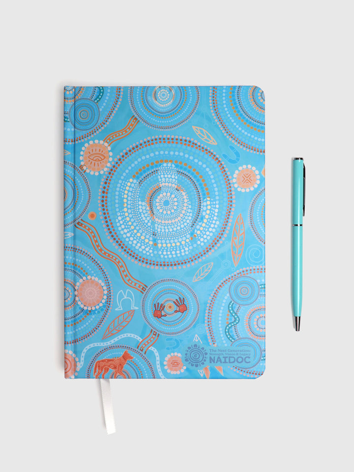 Never Stop the Dreaming - NAIDOC 2025 A5 Notebook & Pen