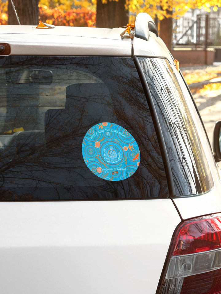 Never Stop the Dreaming - NAIDOC 2025 Car Sticker