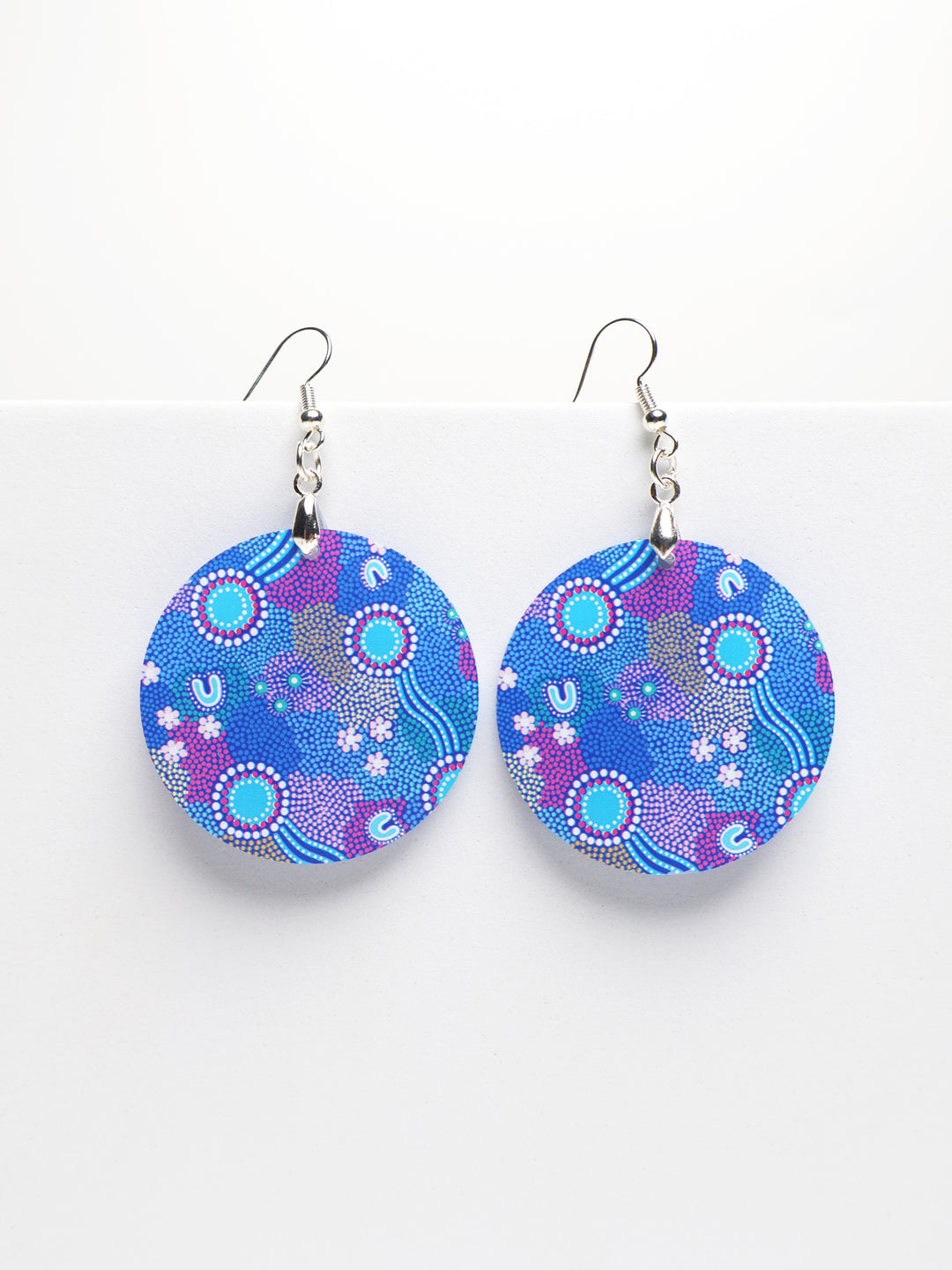 Old Ways Guiding New Paths - NAIDOC 2025 Round Earrings