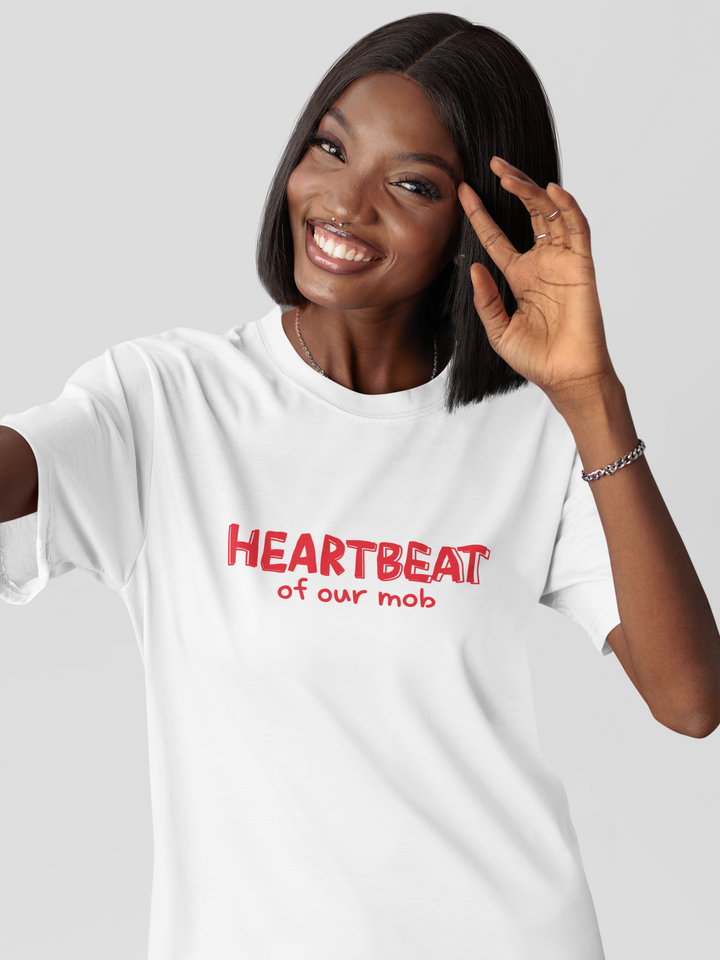 Heartbeat of Our Mob - Unisex Organic T-Shirt