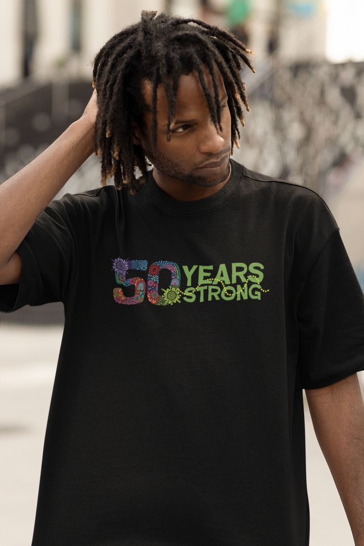 50-Year Commemoration - NAIDOC 2025 Men's Oversized T-Shirt