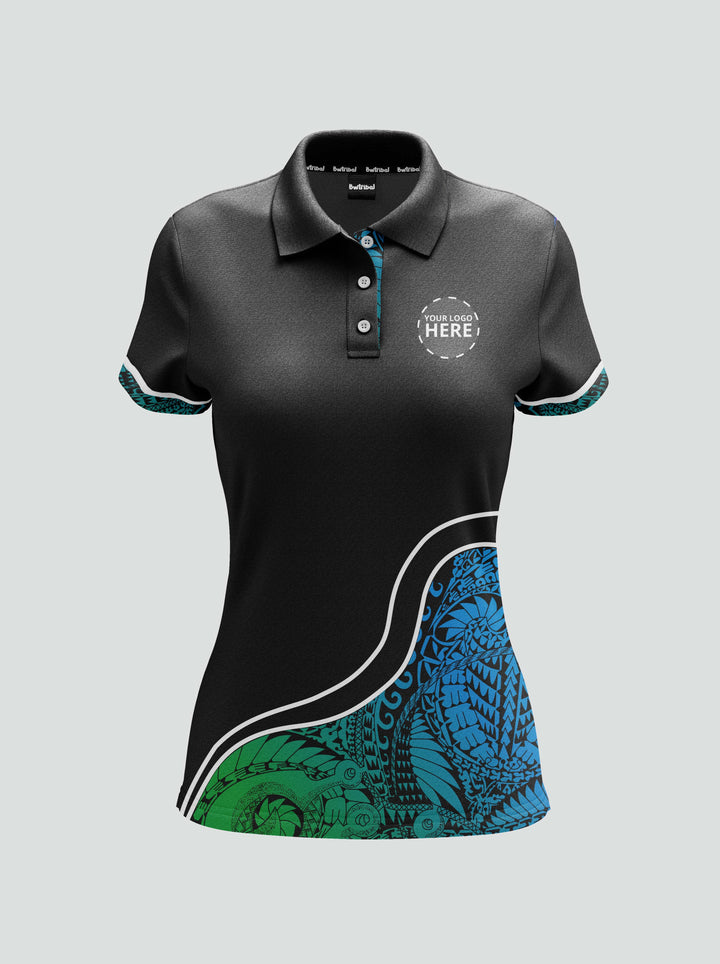 Coconut Shell Waterbottle - UPF 50+ - Women's Custom Polo