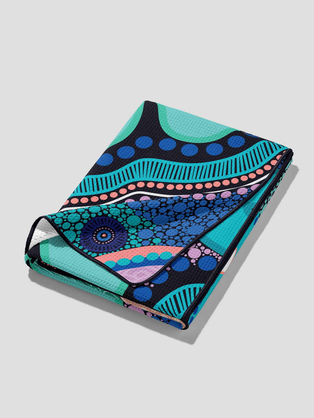 Pathways - Waffle Fabric Gym Towel