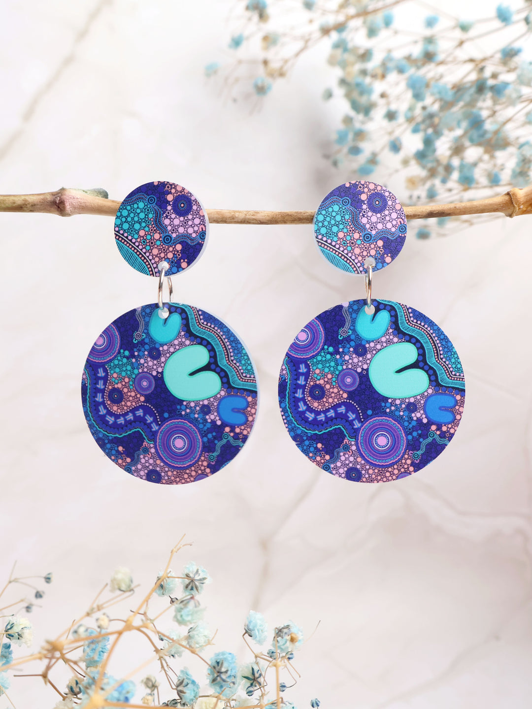 Pathways - Round Drop Earrings