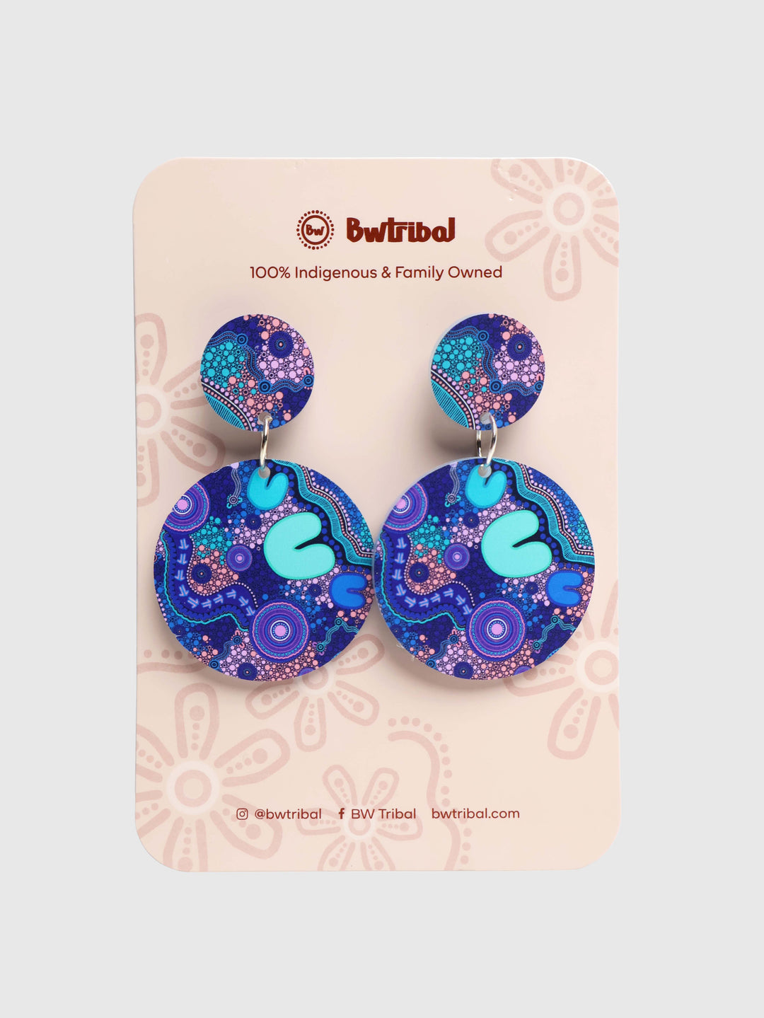 Pathways - Round Drop Earrings