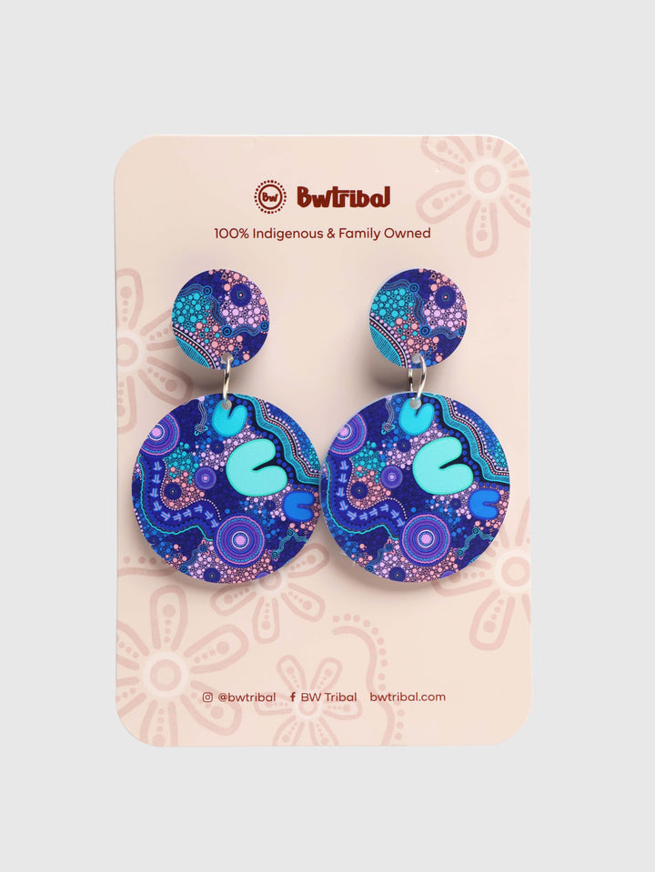 Pathways - Round Drop Earrings
