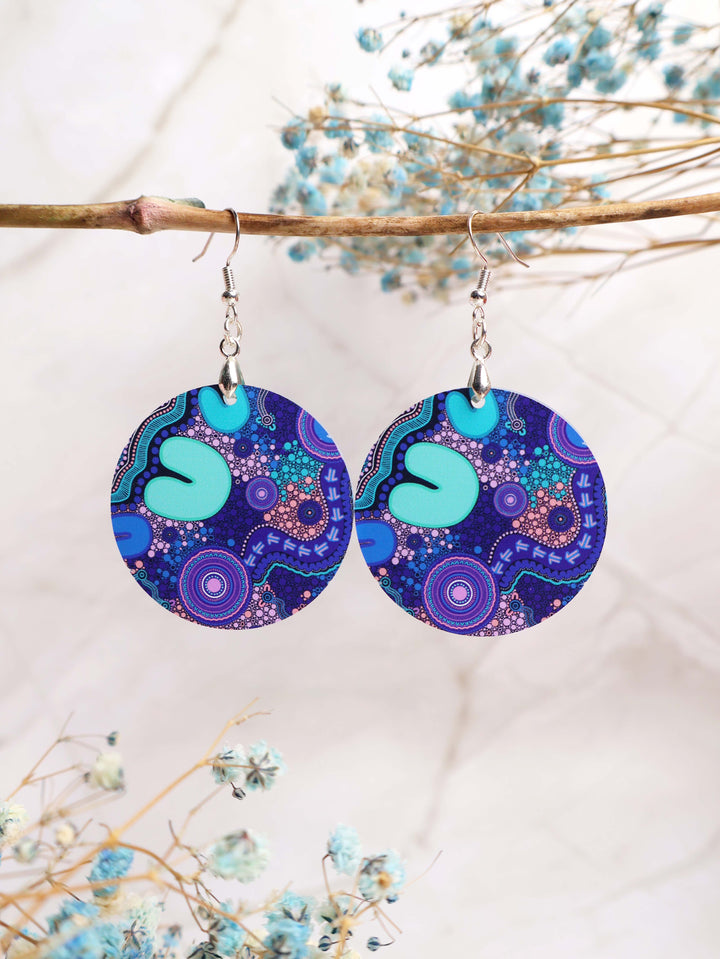 Pathways - Round Earrings