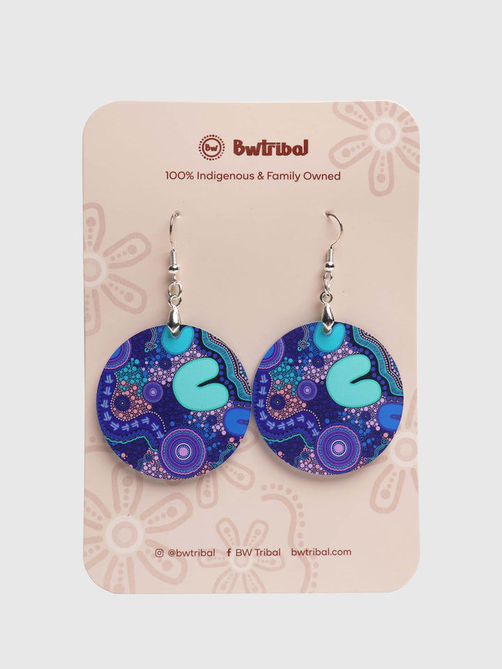 Pathways - Round Earrings