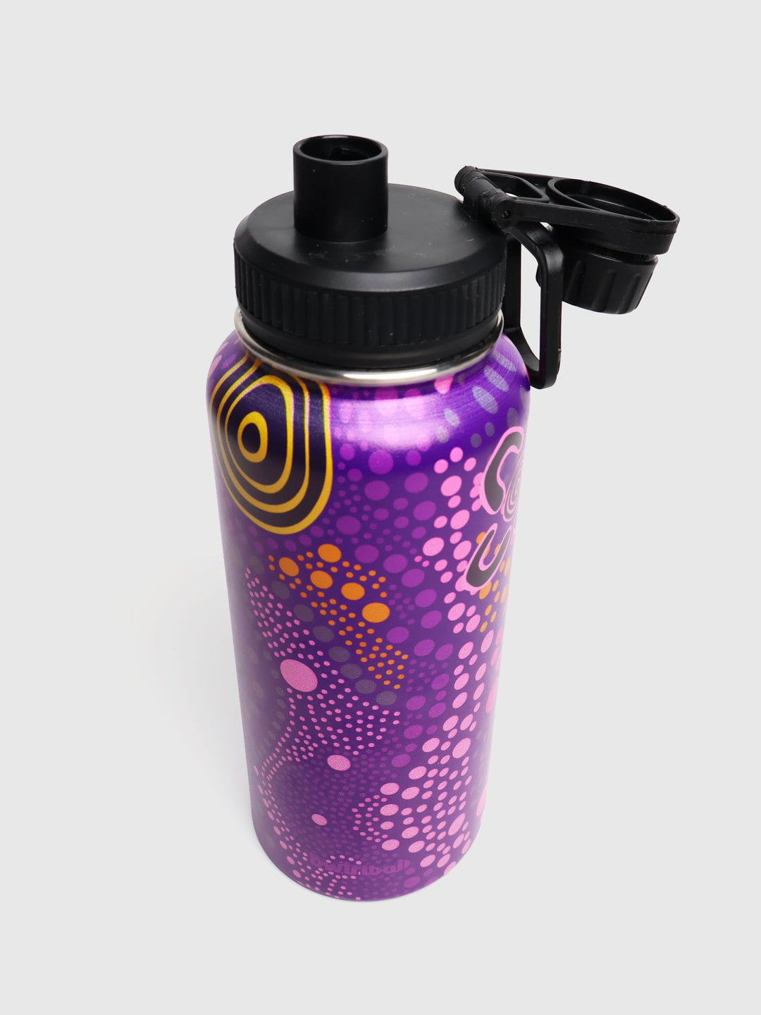 Purple Desert Flower - Vacuum Insulated Water Bottle (1 Litre)