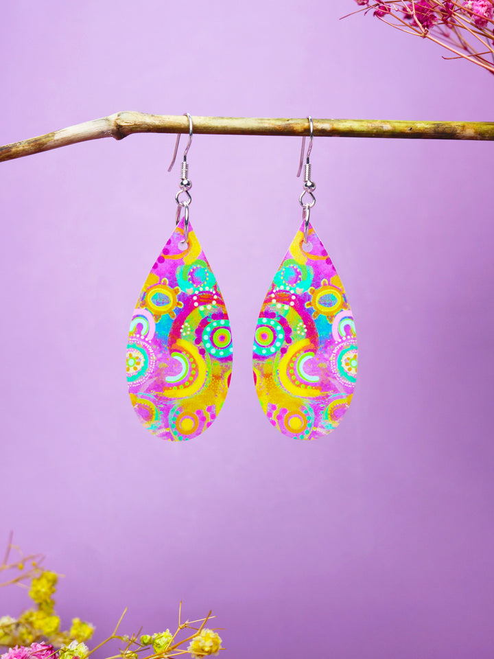 Gantharri (Queen Bee) - Tear Drop Earrings