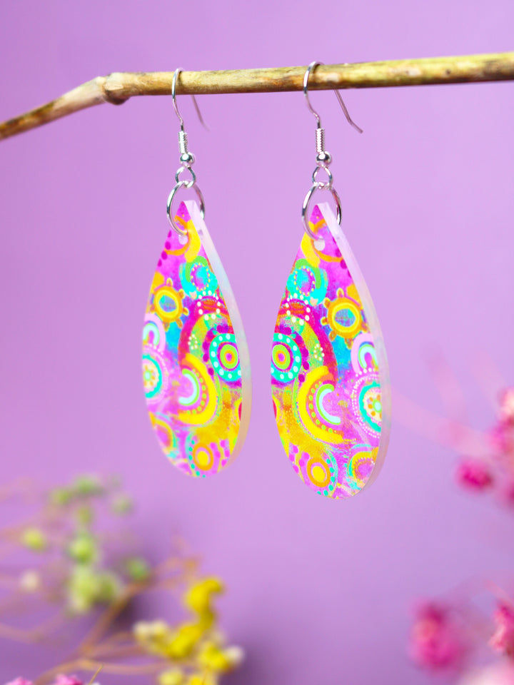 Gantharri (Queen Bee) - Tear Drop Earrings