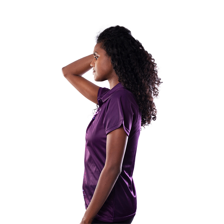 Purple Desert Flower - Women's Polo