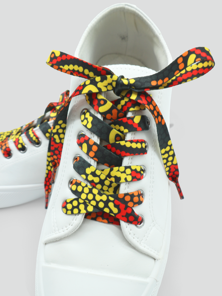 Sacred Country (Red) - Shoelaces