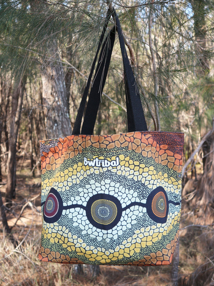 She Sings to Me from the Dreaming - Canvas Shoulder Bag
