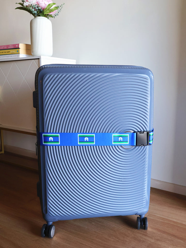 Torres Strait Islander Flag - Adjustable Luggage Strap