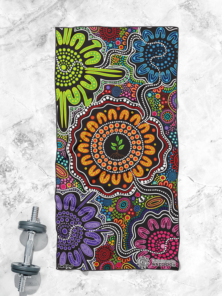 The Next Generation - NAIDOC 2025 Waffle Fabric Gym Towel