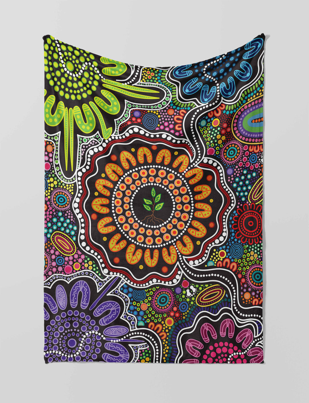 The Next Generation  - NAIDOC 2025 Throw Rug / Throw Blanket