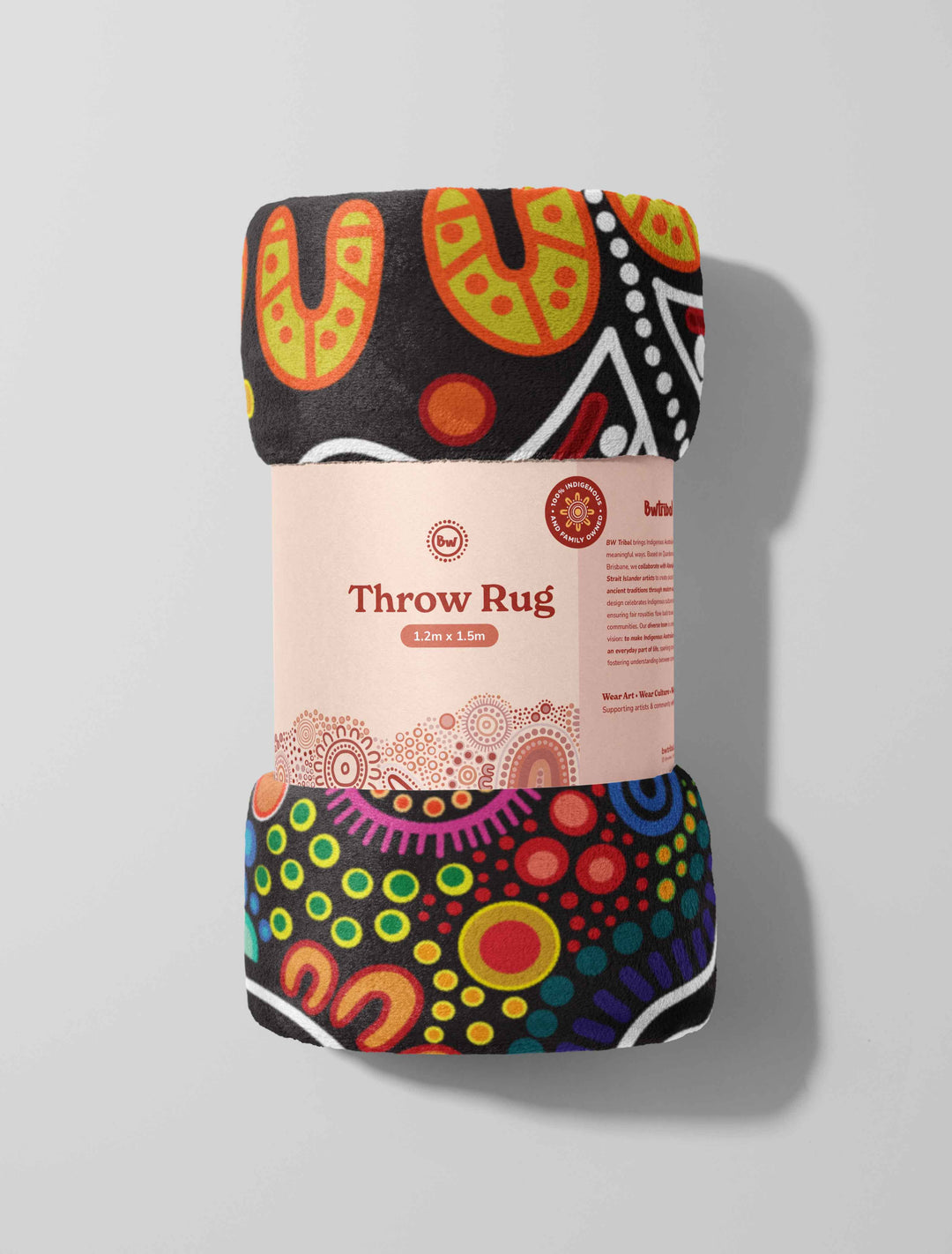 The Next Generation  - NAIDOC 2025 Throw Rug / Throw Blanket