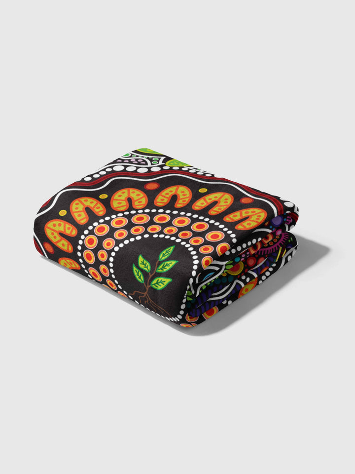The Next Generation  - NAIDOC 2025 Throw Rug / Throw Blanket