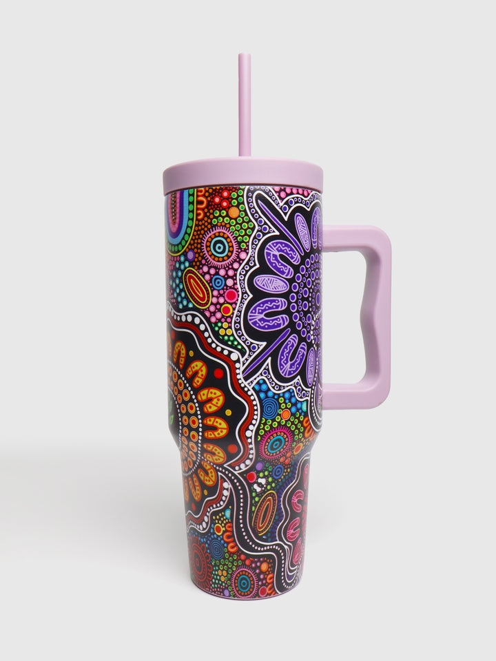 The Next Generation - NAIDOC 2025 Stainless Steel Tumbler + Straw