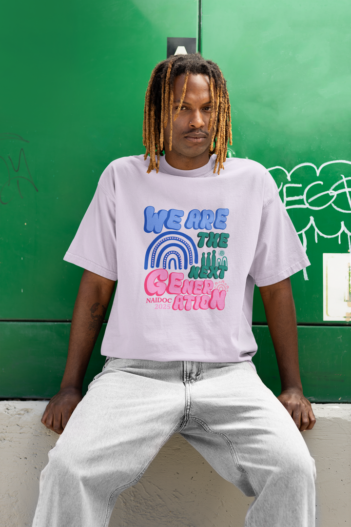Next Mob Rising - NAIDOC 2025 Men's Oversized T-Shirt