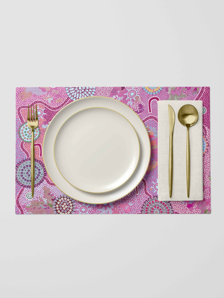 Waterholes - Linen Blend Placemats (6 Pack)