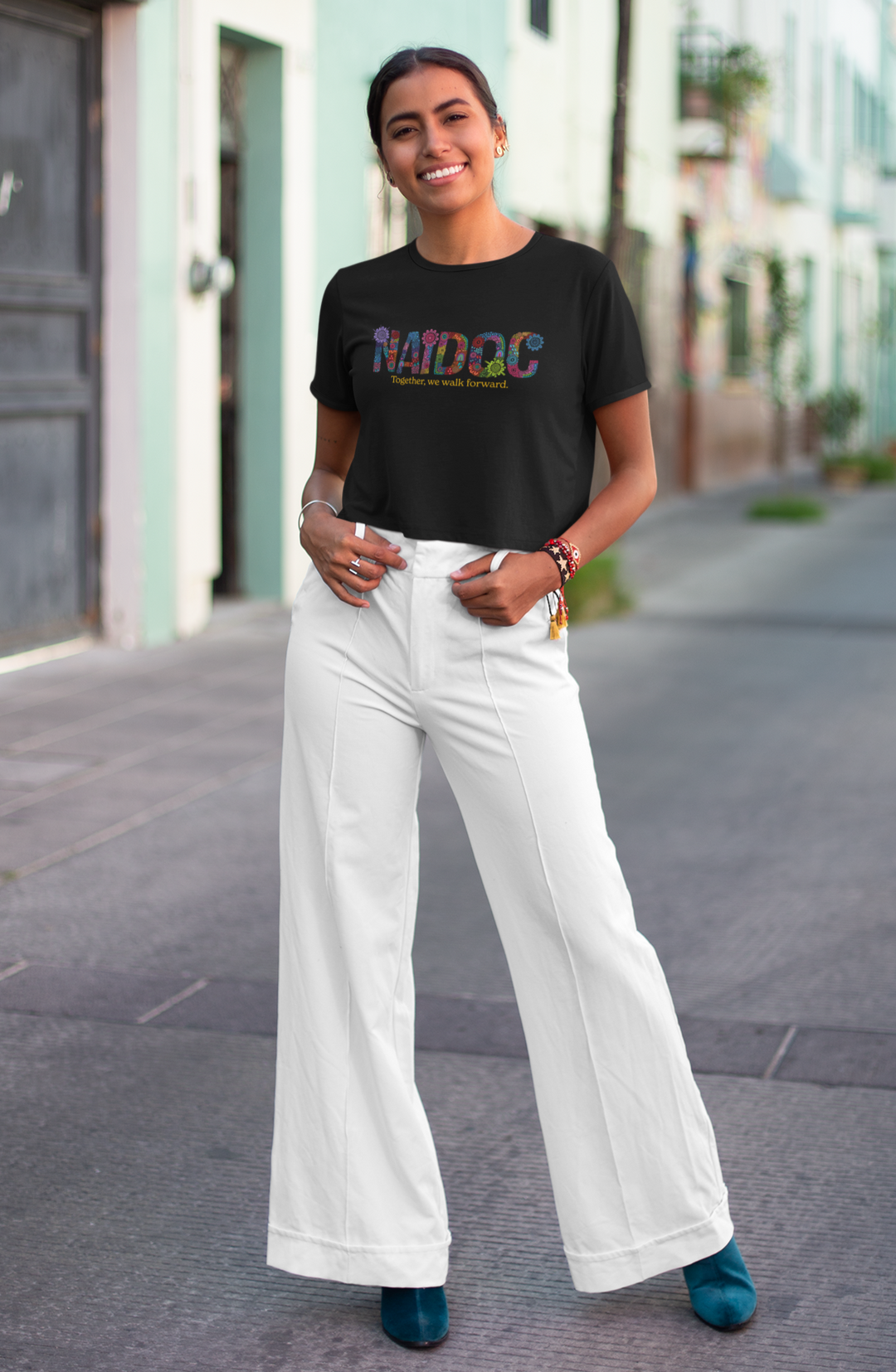 Together, We Walk Forward - Women's Cropped T-Shirt