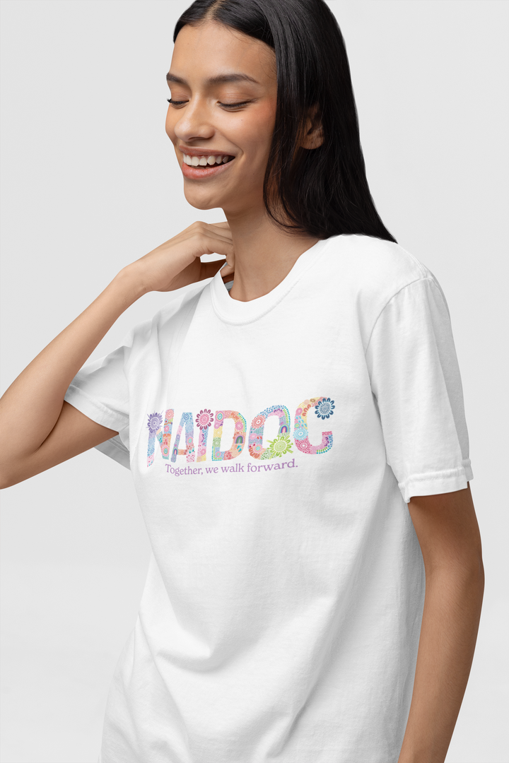 Together, We Walk Forward - NAIDOC 2025 Women’s T-Shirt