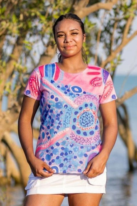 Blue Waterhole - Women's Fashion Top