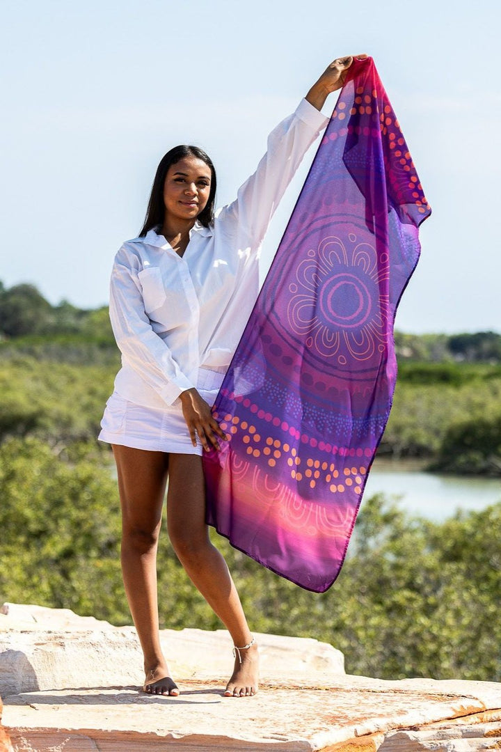 Connection - Chiffon Scarf