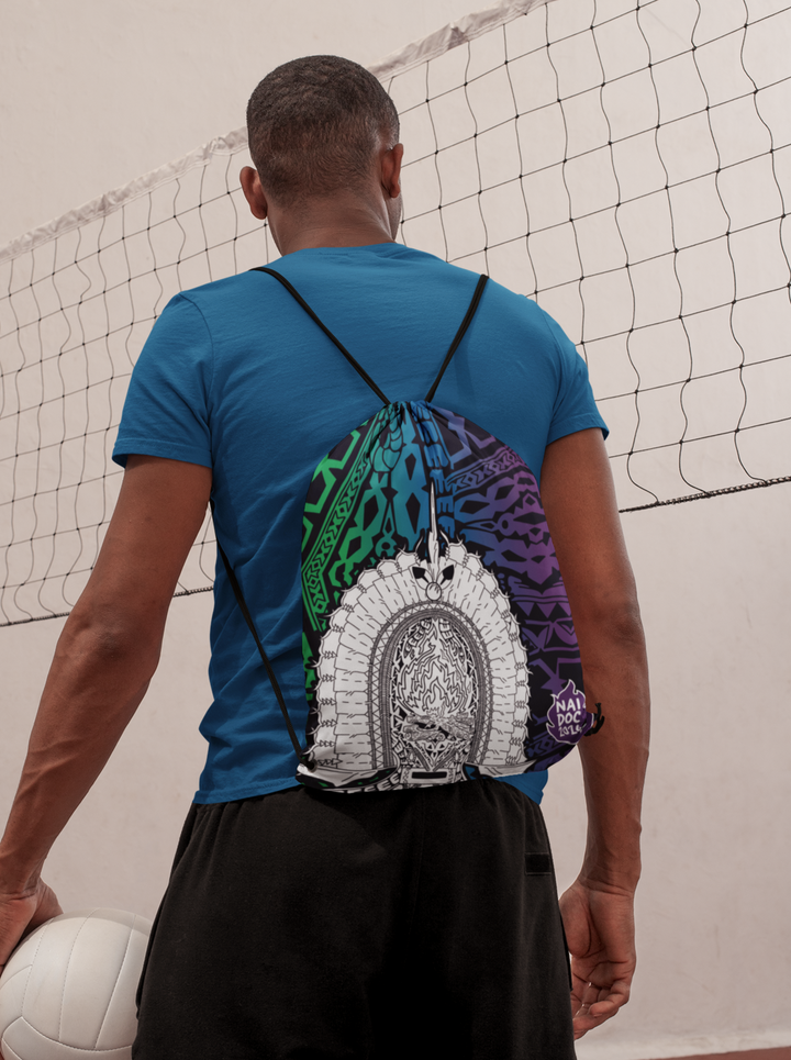 Keep The Fire Burning! Blak, Loud and Proud - NAIDOC 2024 Drawstring Bag