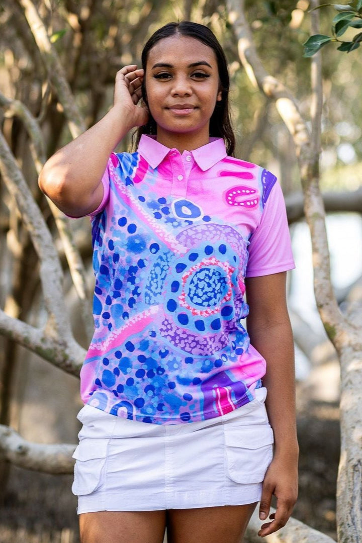 Blue Waterhole - Women's Polo