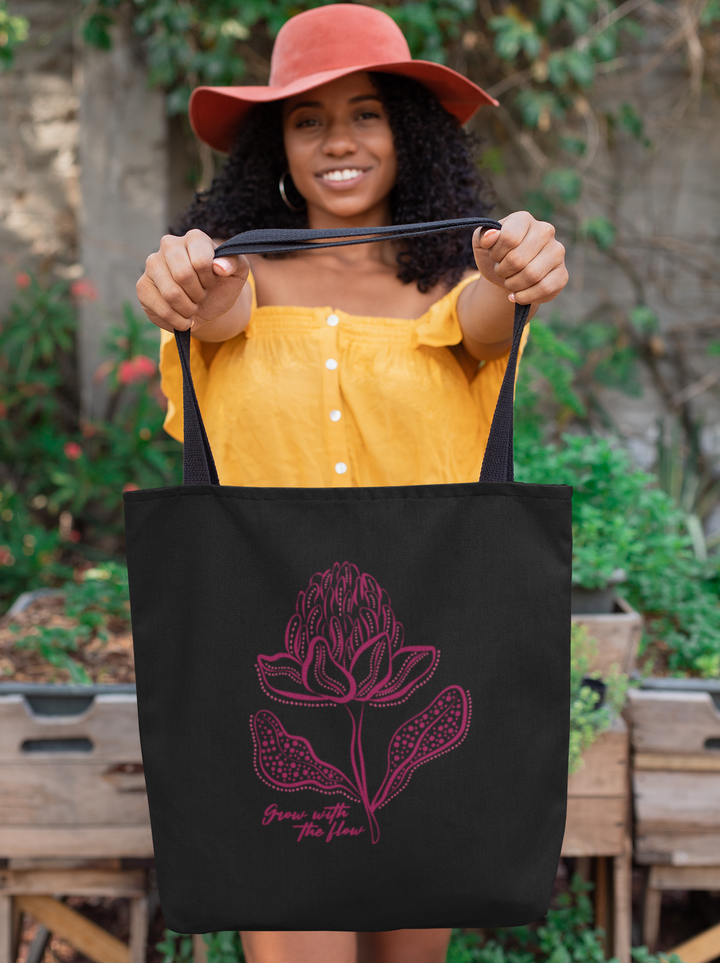 Grow with the Flow - Cotton Tote Bag