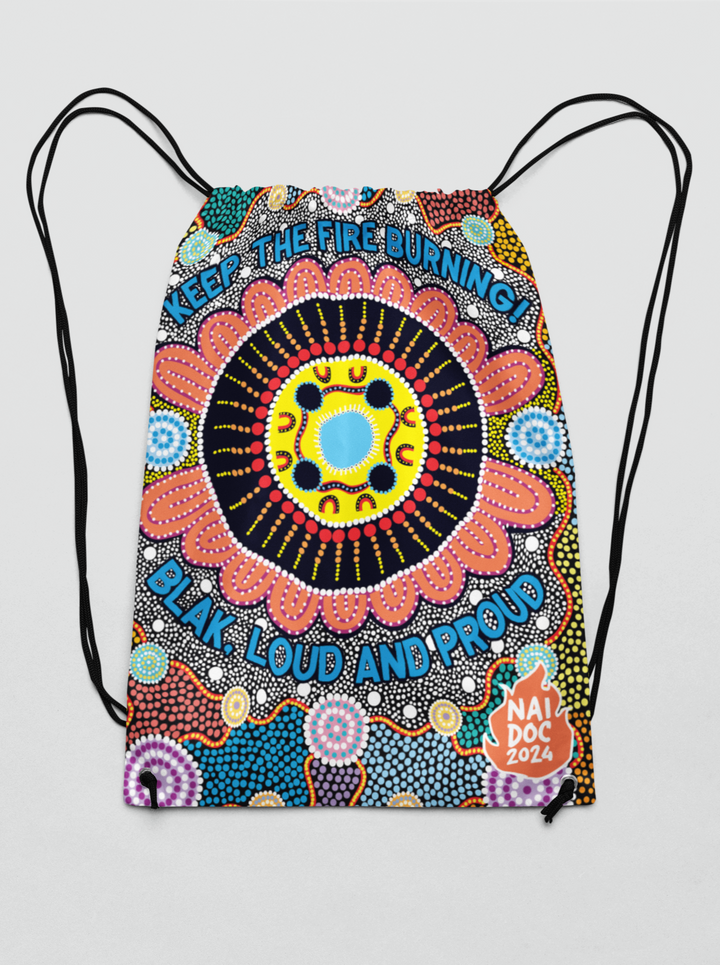 Kaala Danjoo (Fire Together) - NAIDOC 2024 Drawstring Bag
