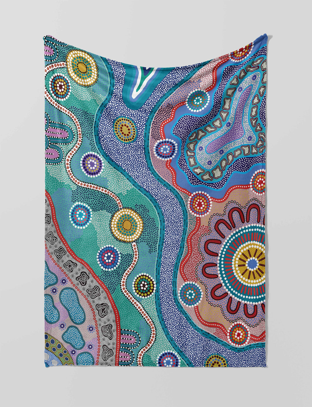 Rockpools - Throw Rug / Throw Blanket