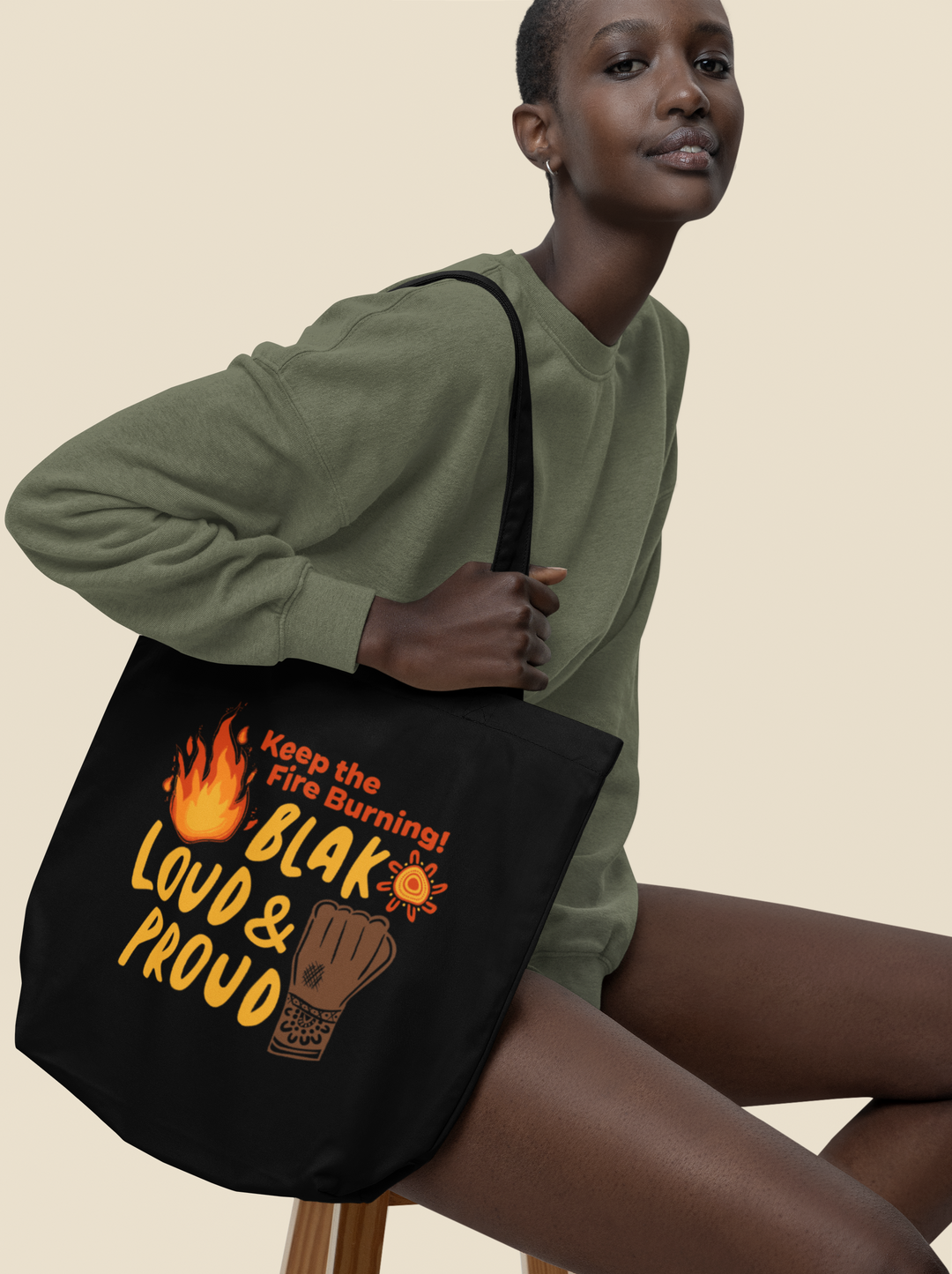 The Fire Within - NAIDOC 2024 - Cotton Tote Bag