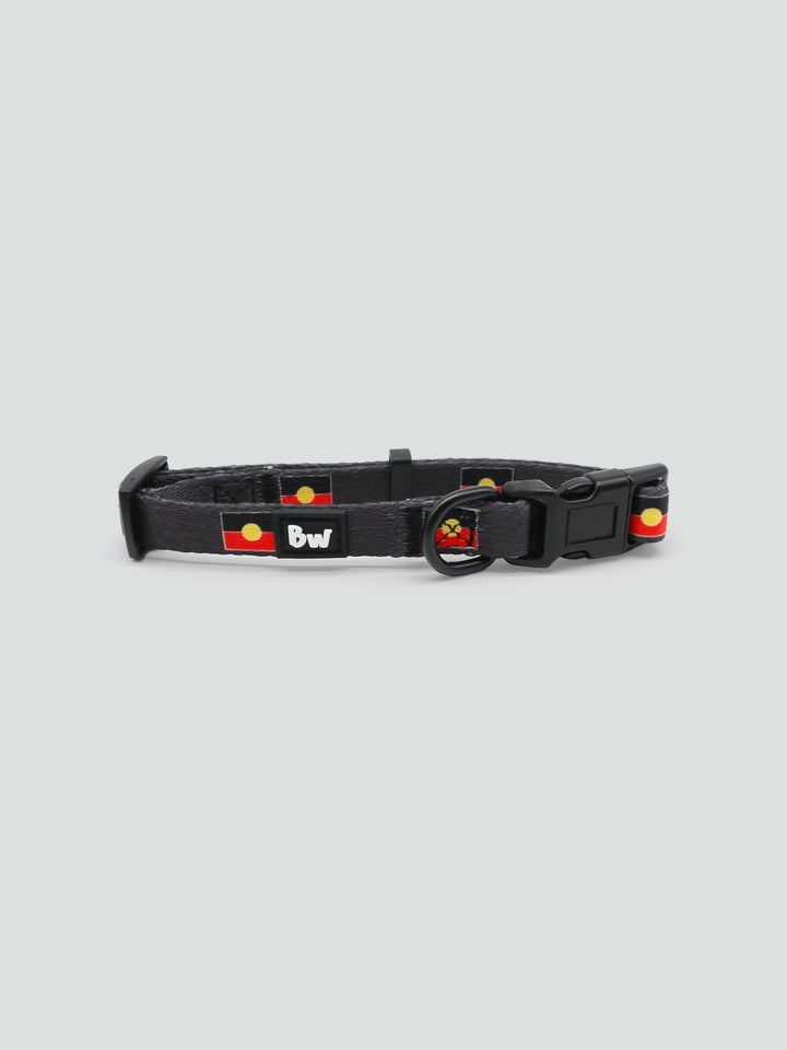 Aboriginal Flag - Collar, Leash, and Harness Bundle