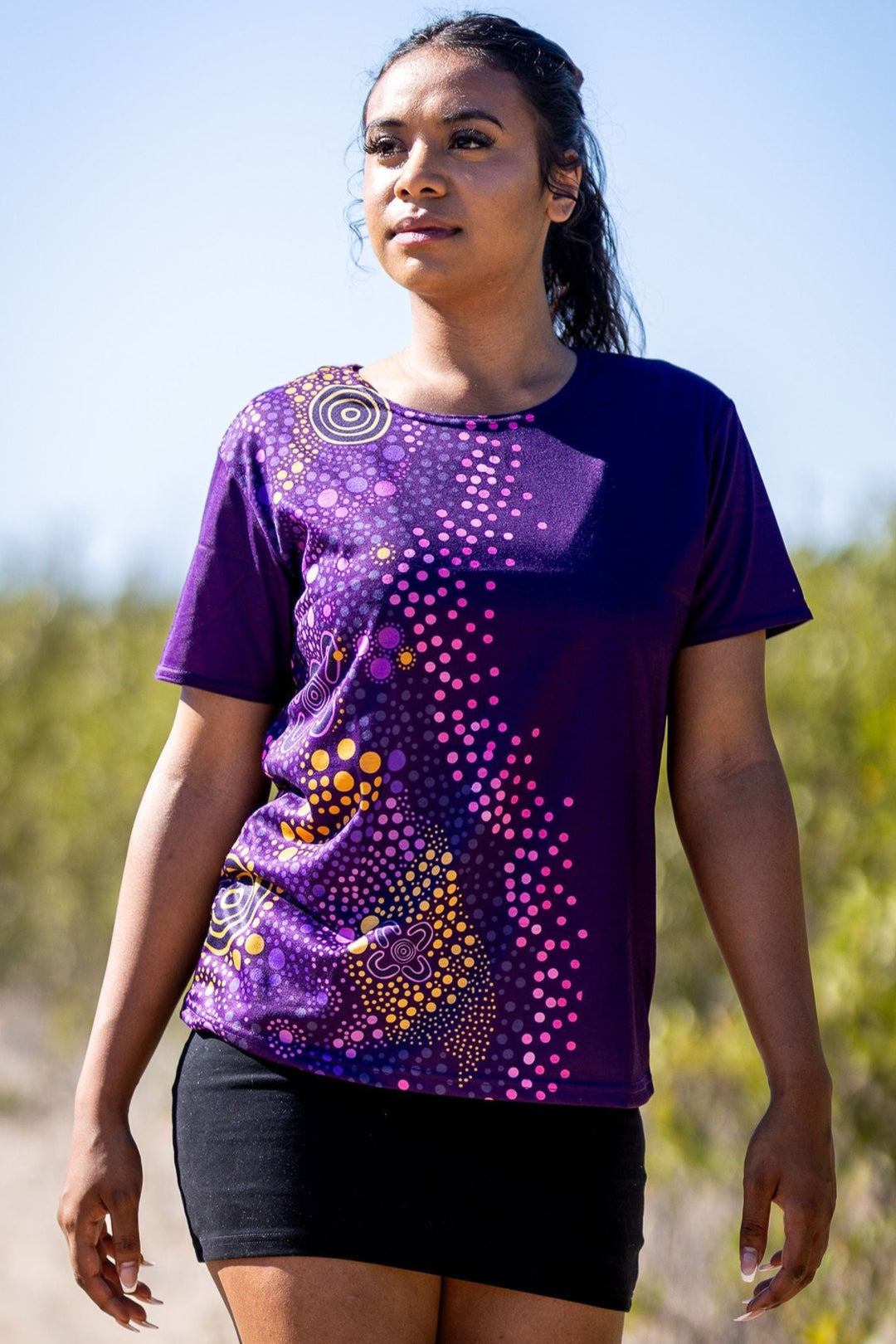 Purple Desert Flower - Women's Fashion Top