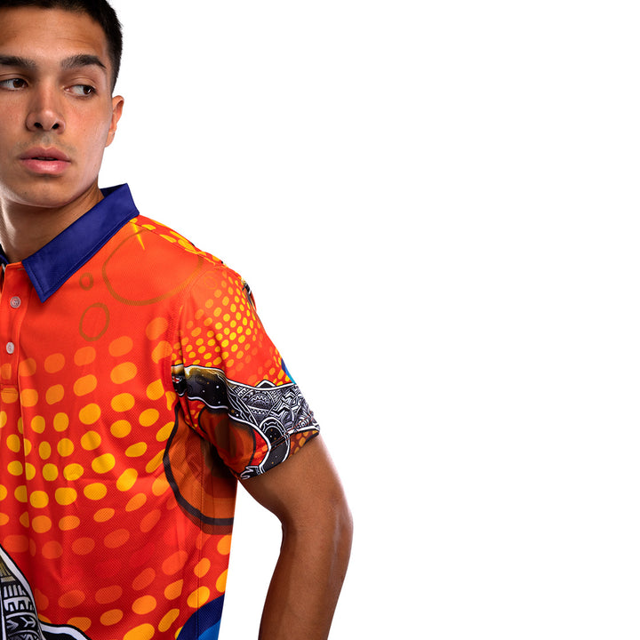 Goanna Artwork - Men's Polo Shirt - Polo