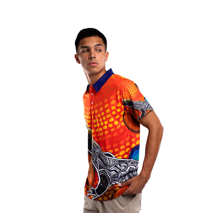 Goanna Artwork - Men's Polo Shirt - Polo